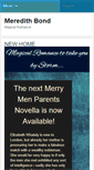 Mobile Screenshot of meredithbond.com